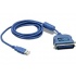 Trendnet Cable USB - Paralelo 1284 para Impresoras, 2 Metros, Azul  1