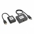 Tripp Lite by Eaton Extensor de Video DisplayPort a HDMI Alámbrico por Cat5/6, 1x HDMI, 2x RJ-45, 2x USB A, 45 Metros  1