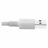 Tripp Lite Cable de Carga Certificado MFi Lightning Macho - USB A Macho 2.0, 91.4cm, Blanco, para iPhone/iPad/iPod  4