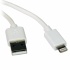 Tripp Lite Cable de Carga Certificado MFi Lightning Macho - USB A Macho 2.0, 1.83 Metros, Blanco, para iPhone/iPad/iPod  2