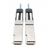Tripp Lite by Eaton Cable QSFP+ Macho - QSFP+ Macho, 10 Metros, Aqua  1