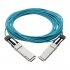 Tripp Lite by Eaton Cable QSFP+ Macho - QSFP+ Macho, 10 Metros, Aqua  2
