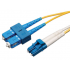 Tripp Lite Cable Fibra Óptica OFNR 2x LC Macho - 2x SC Macho, 1 Metro, Amarillo  2