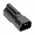 Tripp Lite by Eaton Adaptador de Cable de Alimentación P002-000, NEMA 5-15R Hembra - IEC-320-C14 Macho, Negro  1