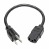 Tripp Lite by Eaton Cable de Poder NEMA 5-15P - IEC-320-C13, 30.48cm, Negro  2