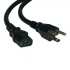 Tripp Lite Cable de Poder NEMA 5-15P Macho - C13 Coupler Hembra, 1.83 Metros, Negro  1
