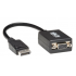 Tripp Lite by Eaton Adaptador DisplayPort Macho - HD15 Hembra, 1080p, 15cm, Negro  1