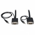 Tripp Lite by Eaton Cable Coaxial para Monitor, VGA (D-Sub) Macho - VGA (D-Sub) Macho, 3 Metros, Negro  1