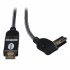Tripp Lite Cable HDMI 1.3 Macho - HDMI 1.3 Macho con Conectores Giratorios, 4K, 30Hz, 91cm, Negro  1