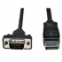 Tripp Lite Cable DisplayPort 1.2 Macho - VGA Macho, 1080p, 3.05 Metros, Negro  1
