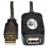 Tripp Lite Cable Extensión Activa USB 2.0 A Macho - USB 2.0 A Hembra, 4.8 Metros, Negro  2