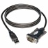 Tripp Lite Cable Serial USB A Macho - DB9, 400mm  1