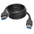 Tripp Lite by Eaton Cable USB A Macho - USB A Macho, 90cm, Negro  2