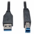 Tripp Lite by Eaton Cable USB A Macho - USB B Macho, 91cm, Negro  1