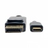 Tripp Lite Cable USB C Macho - Displayport 4k Macho, 91cm, Compatible con Thunderbolt 3, Negro  4