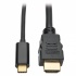 Tripp Lite Cable USB C Macho - HDMI 4K Macho, 1.8 Metros, Compatible con Thunderbolt 3, Negro  1