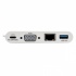 Tripp Lite by Eaton Adaptador USB-C Macho - VGA Hembra con Hub USB-A, 1x RJ-45, Blanco  3