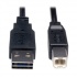 Tripp Lite Cable USB A 2.0 Macho - USB B Macho, 91cm, Negro  1