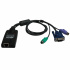 Tripp Lite by Eaton Cable KVM B055-001-PS2, Cat5 Hembra - 2x PS/2 / VGA Macho, Negro  1