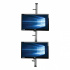 Tripp Lite by Eaton Soporte de Pared para 2 Monitores 10" - 24", 8Kg, Plata  3