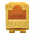 Tripp Lite by Eaton Jack Cat6 Tipo Keystone Punch Down 110, RJ45, Amarillo  2