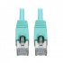 Tripp Lite by Eaton Cable Patch Cat6a STP Blindado sin Enganches RJ-45 Macho - RJ-45 Macho, 10.68 Metros, Aqua