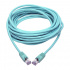 Tripp Lite by Eaton Cable Patch Cat6a STP Blindado sin Enganches RJ-45 Macho - RJ-45 Macho, 10.68 Metros, Aqua - Imagen adicional 1