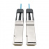 Tripp Lite by Eaton Cable QSFP+ Macho - QSFP+ Macho, 10 Metros, Aqua  1