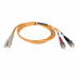 Tripp Lite by Eaton Cable Fibra Óptica Multimodo OM1 LC Macho - ST Macho, Núcleo 62.5µm, Cubierta 125µm, 2 Metros, Naranja  1