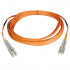 Tripp Lite by Eaton Cable Fibra Óptica Multimodo OFNR 2x LC Macho - 2x LC Macho, 30cm, Naranja  1