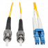 Tripp Lite by Eaton Cable Fibra Óptica Duplex LC Macho - ST Macho, 25 Metros, Amarillo