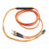 Tripp Lite by Eaton Cable Fibra Óptica ST Macho - LC Macho, 1 Metro, Naranja/Amarillo  1