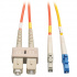 Tripp Lite by Eaton Cable Fibra Óptica LC Macho - SC Macho, 3 Metros, Naranja