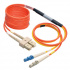 Tripp Lite by Eaton Cable Fibra Óptica LC Macho - SC Macho, 3 Metros, Naranja - Imagen adicional 1
