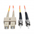 Tripp Lite by Eaton Cable Fibra Óptica OM2 SC Macho - ST Macho, 2 Metros, Naranja  1