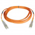 Tripp Lite by Eaton Cable Fibra Óptica Dúplex Multimodo LC Macho - LC Macho, 4 Metros, Naranja