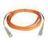 Tripp Lite by Eaton Cable Fibra Óptica Dúplex Multimodo LC Macho - LC Macho, 100 Metros, Naranja