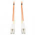 Tripp Lite by Eaton Cable Fibra Óptica Dúplex Multimodo LC Macho - LC Macho, 35 Metros, Naranja