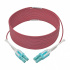 Tripp Lite by Eaton Cable Fibra Óptica Dúplex Multimodo OM4 LC Macho - LC Macho, 7 Metros, Magenta - Imagen adicional 3