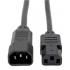 Tripp Lite by Eaton Cable de Poder para PC C14 Coupler Macho -  C13 Hembra Coupler, 61cm, Negro  1