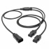 Tripp Lite by Eaton Cable de Poder C14 Macho - 2x C13 Hembra, 1.8 Metros, Negro  2