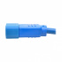 Tripp Lite by Eaton Cable de Poder C14 Macho - C13 Hembra, 60cm, Azul - Imagen adicional 2