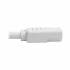 Tripp Lite by Eaton Cable de Poder C14 Macho - C13 Hembra, 1.8 Metros, Blanco  4