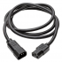 Tripp Lite by Eaton Cable de Poder C13 coupler Macho - C14 coupler Hembra, 3 Metros, Negro  2