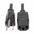 Tripp Lite by Eaton Cable de Poder NEMA 5-15P Macho - C13 Coupler Hembra, 61cm, Negro  1