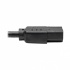 Tripp Lite by Eaton Cable de Poder NEMA 5-15P Macho - C13 Coupler Hembra, 91cm, Negro - Imagen adicional 3