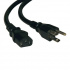 Tripp Lite by Eaton Cable de Poder NEMA 5-15P Macho - C13 Coupler Hembra, 1.83 Metros, Negro  1