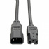 Tripp Lite by Eaton Cable de Poder C14 Acoplador Macho - C15 Acoplador Hembra, 90cm, Negro  1