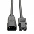 Tripp Lite by Eaton Cable de Poder C14 Acoplador Macho - C15 Acoplador Hembra, 90cm, Negro