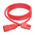 Tripp Lite by Eaton Cable de Poder C14 Acoplador Macho - C15 Acoplador Hembra, 1.83 Metros, Rojo  2